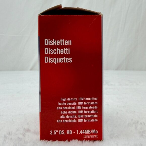9 Imation 3.5" Diskettes 1.44MB 2HD IBM Formatted with Telescoping Plastic Case - Picture 7 of 12